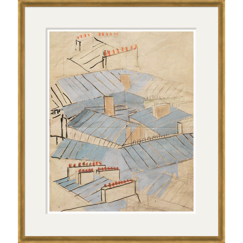 Rooftops (Var. 2) Print by Paule Marrot