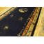 Antique Large Peking Chinese Geometric, Medallion Knotted Rug