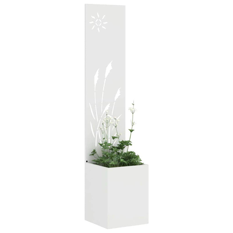 Planter Box, 140cm H x 32cm W x 32cm D, White