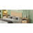 Hayes  60.8"  Boho Wooden Wavy Headboar
