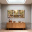Plantes et fleurs, ensemble de 3 impressions sur toile, salle de bain romantique avec fleurs et fenêtres-514614310