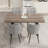 62.9-Inch Rectangular Mdf Dining Table And Chair 4-Piece Set, Stylish Dining Table,Kitchen Dining Table, Sturdy and Durable-857600639-857600636-857600634