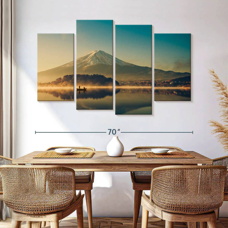 Mount Fuji Sunset, H 42 po x l 68 po
