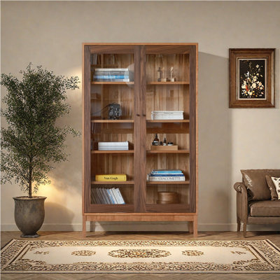 American style closed multilayer bookcase