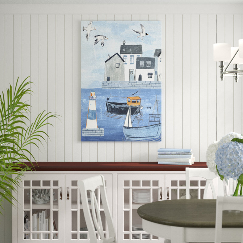 Sailors Rest IV by Melissa Wang - Painting, 122cm H x 81cm W, Wrapped Canvas