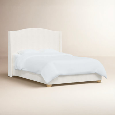 Allis Wingback Platform Bed