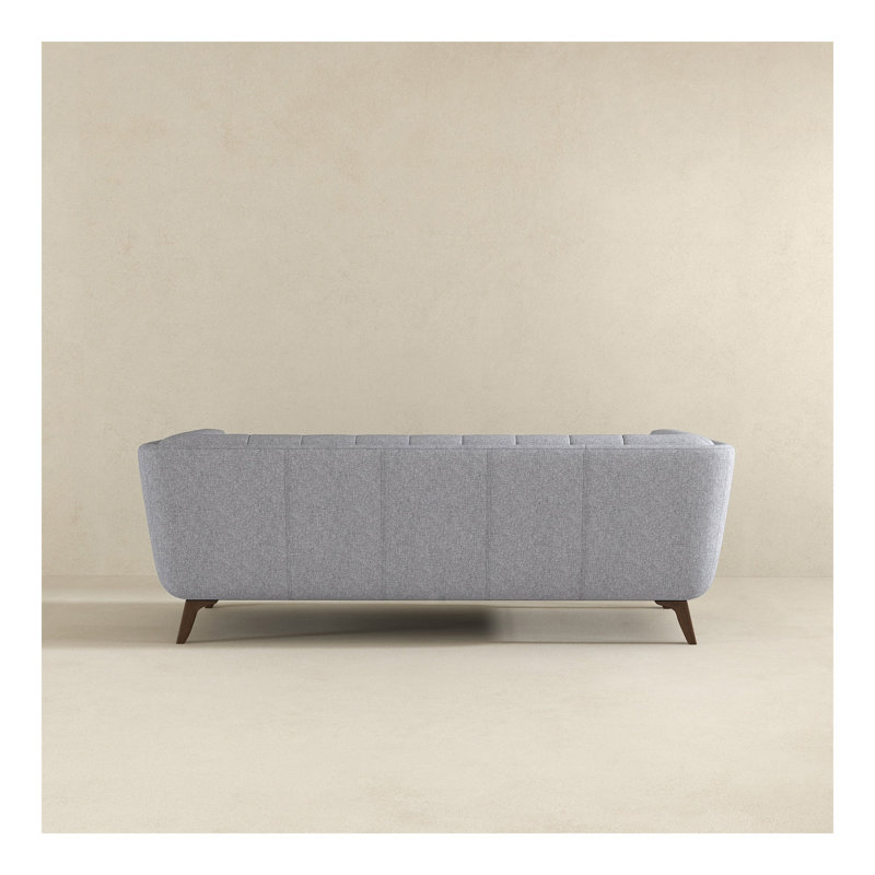 Addison Large Light Gray Fabric Sofa
