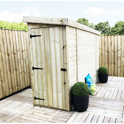 Sohara 9 ft. W x 3 ft. D Solid Wood Garden Shed