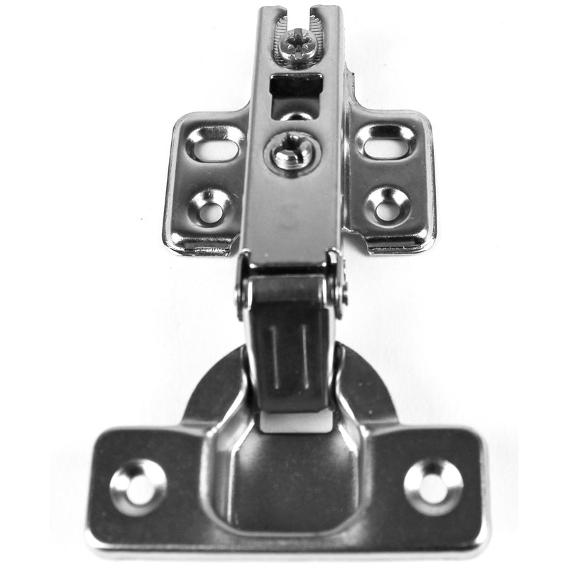 110-Degree Soft Close Frameless Cabinet Hinges with Screws