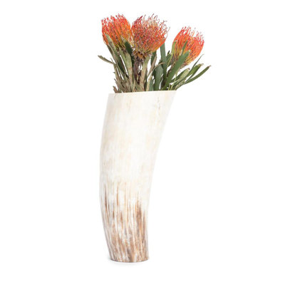 Ankole-Watusi Cow Horn Table Vase