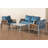 4 - Person Patio Conversation Set with Cushions