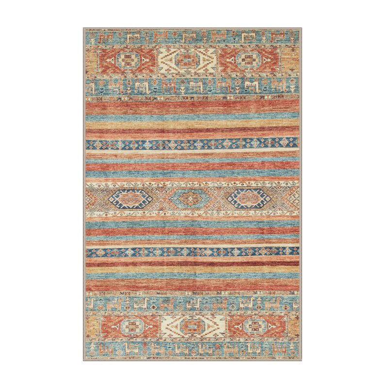 Abstract Indoor Rug, Rectangle 8' x 10'