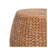 Outdoor Patio Drum-Shaped Side Table, Brown
