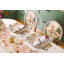 Rosy English Garden Enamel Salad/Dessert Plate