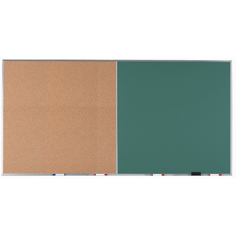 Tableau d’affichage mural Combination, H 4 pi x L 8 pi