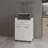 Burnside Kitchen Cart, White-450407852