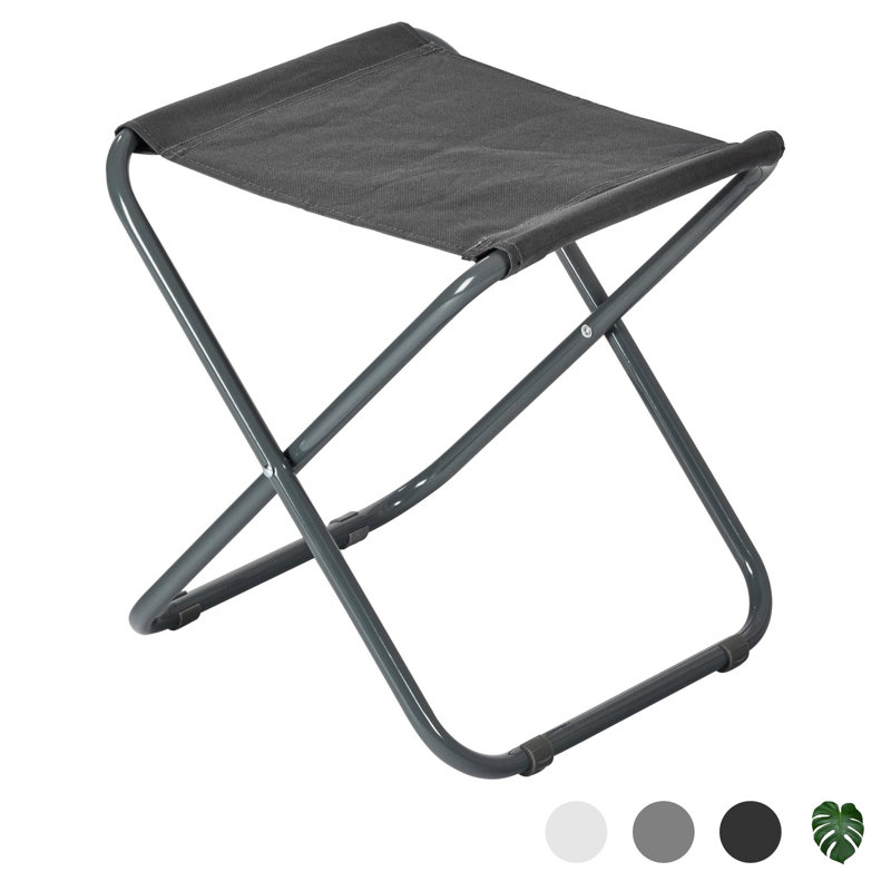 Harbour Housewares - Classic Folding Stool, Grey
