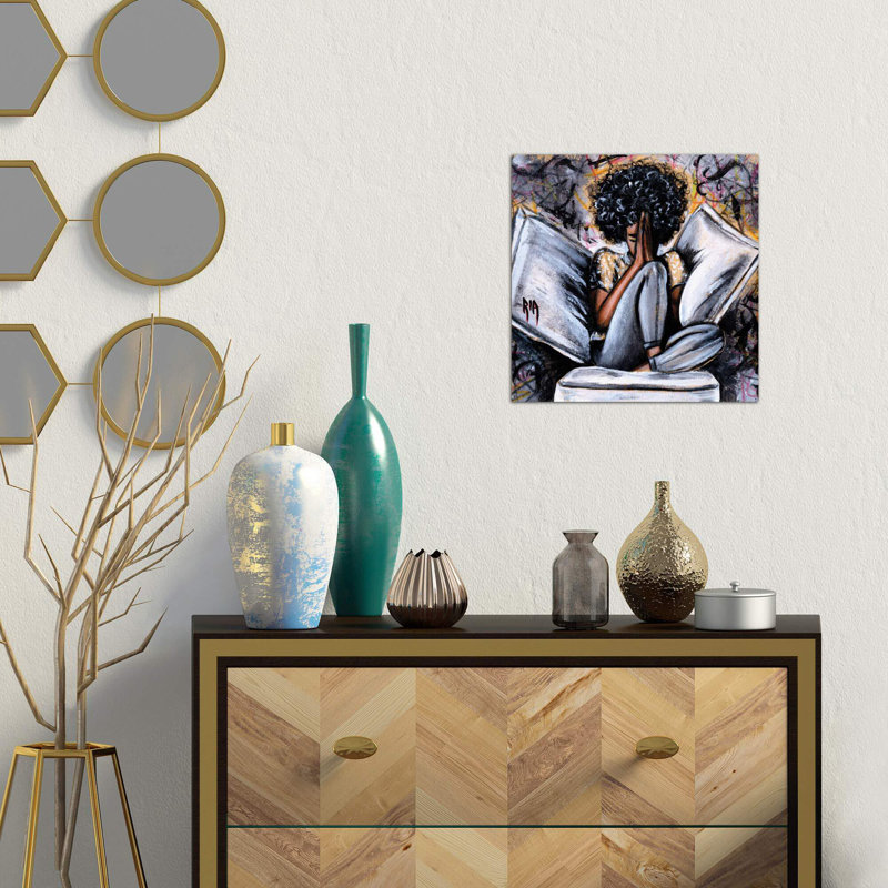 «All I Have ...» par l'artiste Ria - reproduction, H 37 po x l 37 po, Toile tendue, Pas de tapis