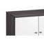 Meuble télé avec armoire à 2 portes Donna, gris foncé et blanc-128860591-128860595