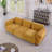 93" Length , Fashionable Modular Sofa, Iron Frame,   Chenille Sofa-2089496565