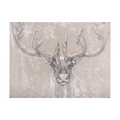 Croquis d'un animal IV (girafe) sur toile