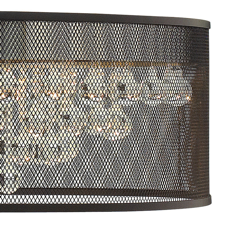 Lustre tambour 6 lumières Fiona