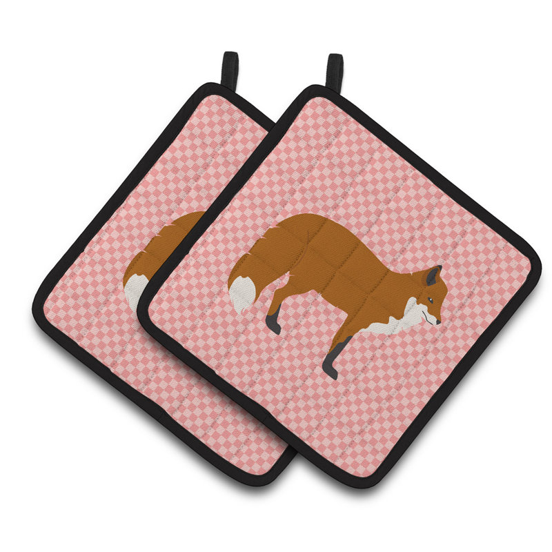 Cuisinier poignée à damier de renard caroline