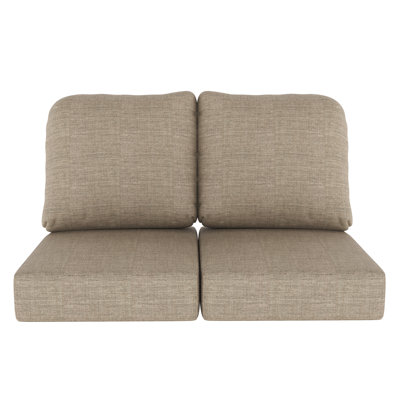 Amala Sunbrella® Indoor/Outdoor Loveseat Cushion