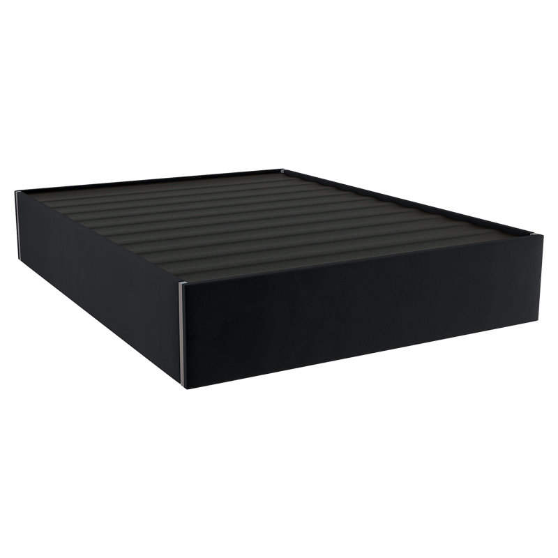 Rhem Upholstered Bed, 135 x 190 cm, Black