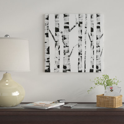 « white bouleau », impression sur toile