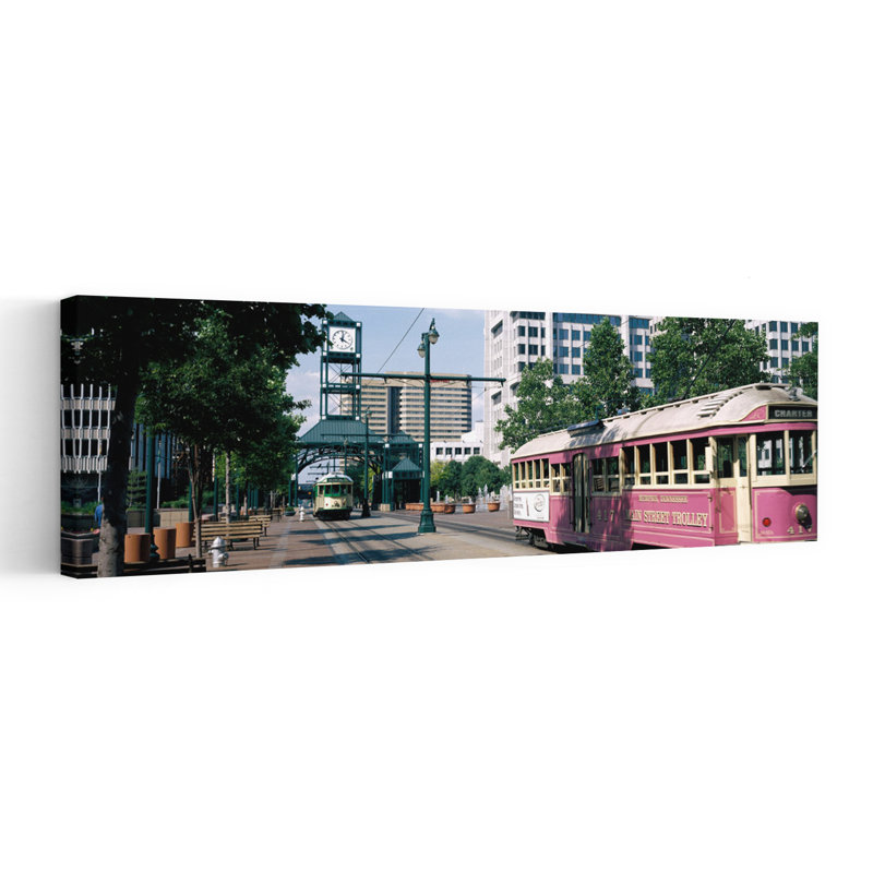 Main Street Trolley Memphis TN by Craig C. Sheumaker - Wrapped Canvas Panoramic Print, 50.8 cm H x 152.4 cm W