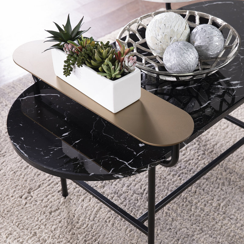 Table basse Judmont avec plateau en relief
