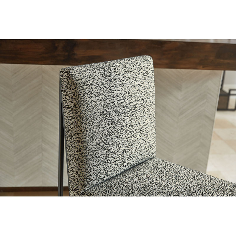 Tabouret de comptoir 26 po Ian, 100 % polyester lin 3155