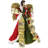 18'' Floral Fabric Angels Tree Topper