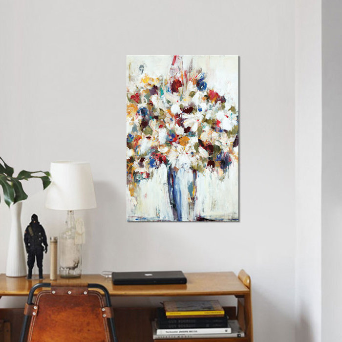 " Jubilant " by Lisa Ridgers, 40" H x 26" W x 1.5" D, No Mat, Wrapped Canvas