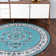 Tapis oriental bleu 