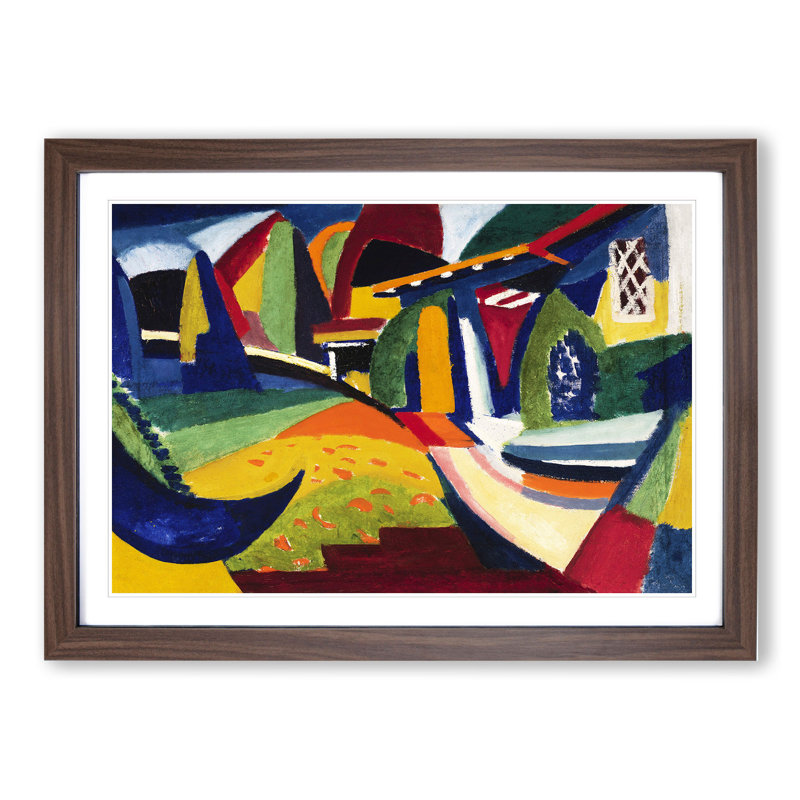 Scheherazade by Henry Lyman Sayen - Picture Frame Painting, 36cm H x 48cm W x 2cm D, Walnut Framed