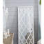 24 "x 60" miroir de plancher blanc patiné, miroir complet pour le salon de la chambre à coucher de la salle de bain