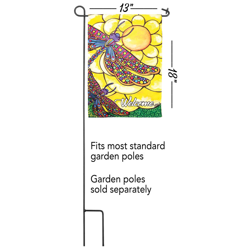 Drapeau de jardin 2 pi 6 x 1 pi Koester