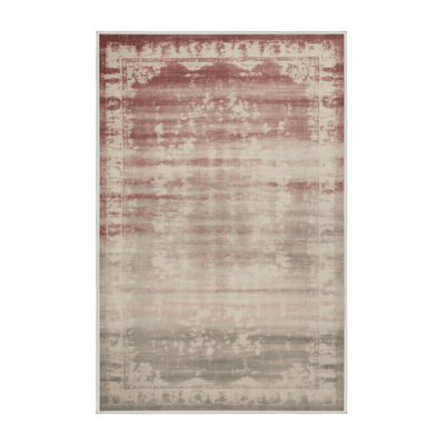 Machine Washable Overdyed Beige Area Rug