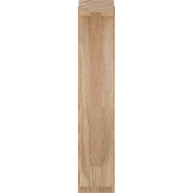 Support de tablette Traditional, Chêne rouge, H 12,25 po x l 2,5 po x P 12,75 po