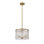 Luminaire suspendu tambour 3 lumières Occh silicone