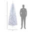 Arbre de Noël artificiel 7 pi 7 pi avec support, 818 pointes, décoration d'intérieur pour maison de vacances, blanc-121054206-121054208
