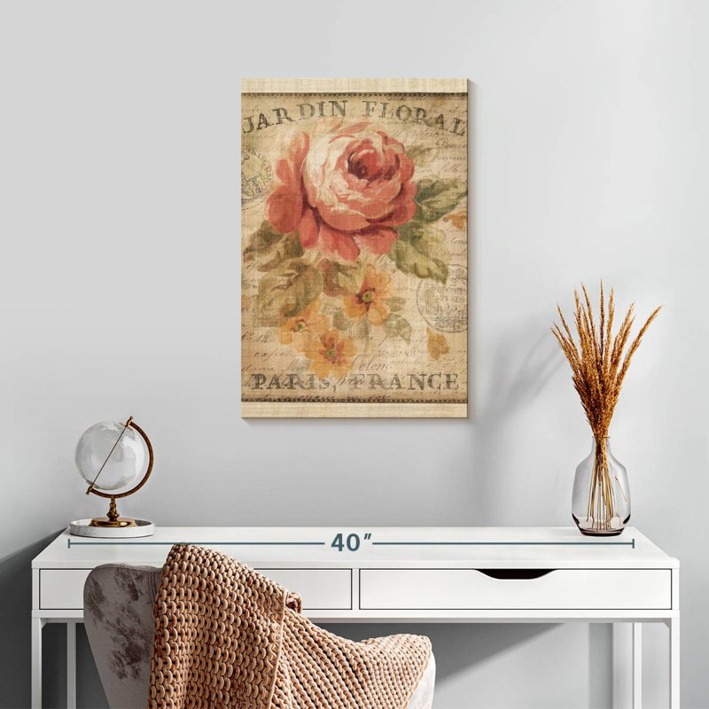 Harnek Parisian Flowers II, H 24 po x l 16 po