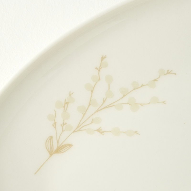 Plateau de service en porcelaine ovale Exclusive Select, H 12 po x l 12 po x P 2 po