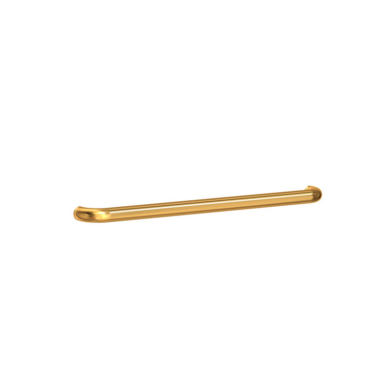 Aylesbury Grab Bar Tube with Decorative Rings, 27.15" W, Forever Brass - PVD