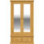 Jaeden 2 Door Solid Wood Wardrobe