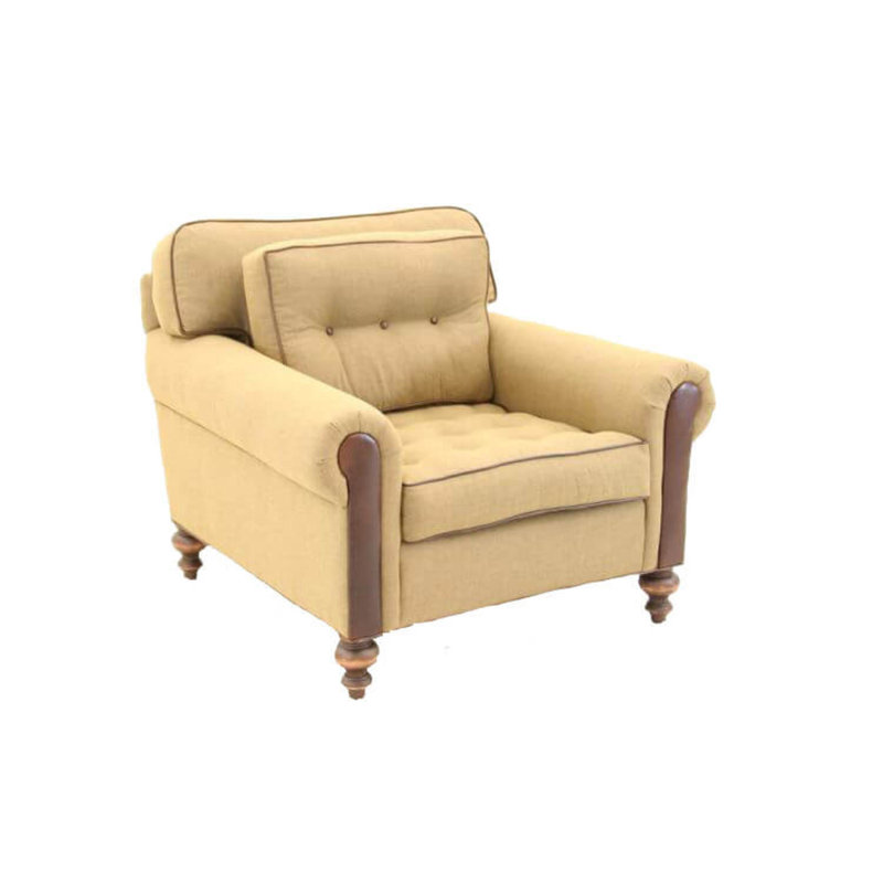Leather Armchair, Papa Chocolate, Ebony