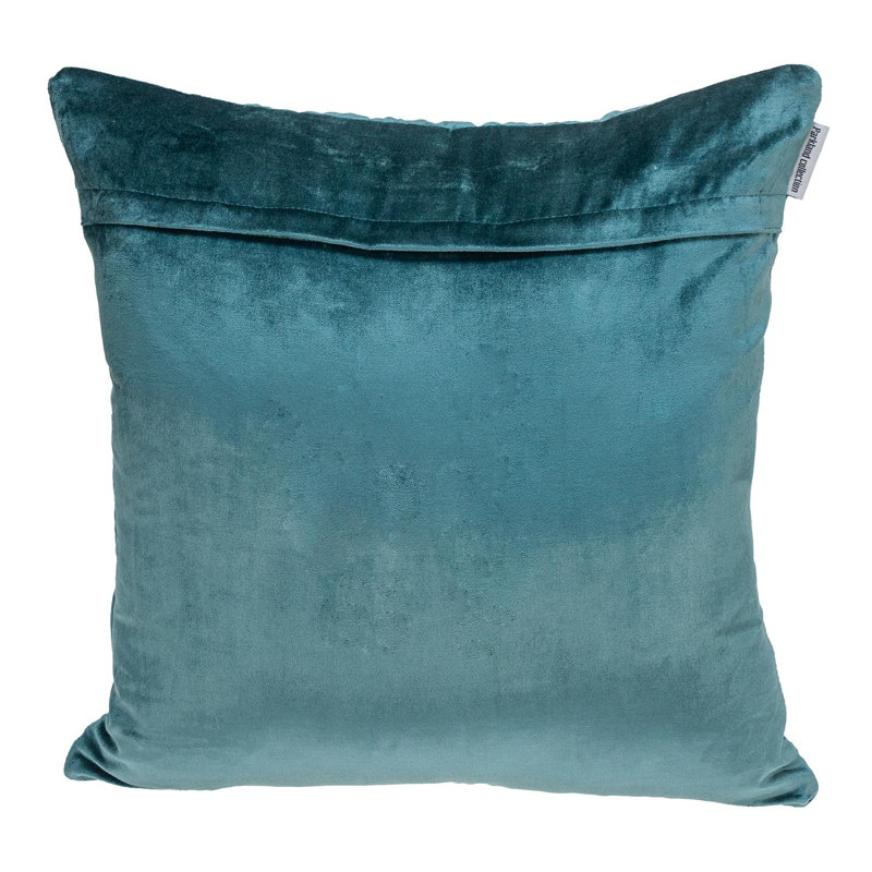 Coussin Parkland Collection Sora, Bleu sarcelle