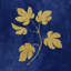 «Botanical Study III Gold Navy» par Julia Purinton - reproduction imprimée-85717780-123857181